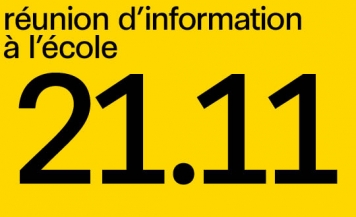 RÉUNION D&#039;INFORMATION À L&#039;ÉCOLE JEUDI 21 NOVEMBRE