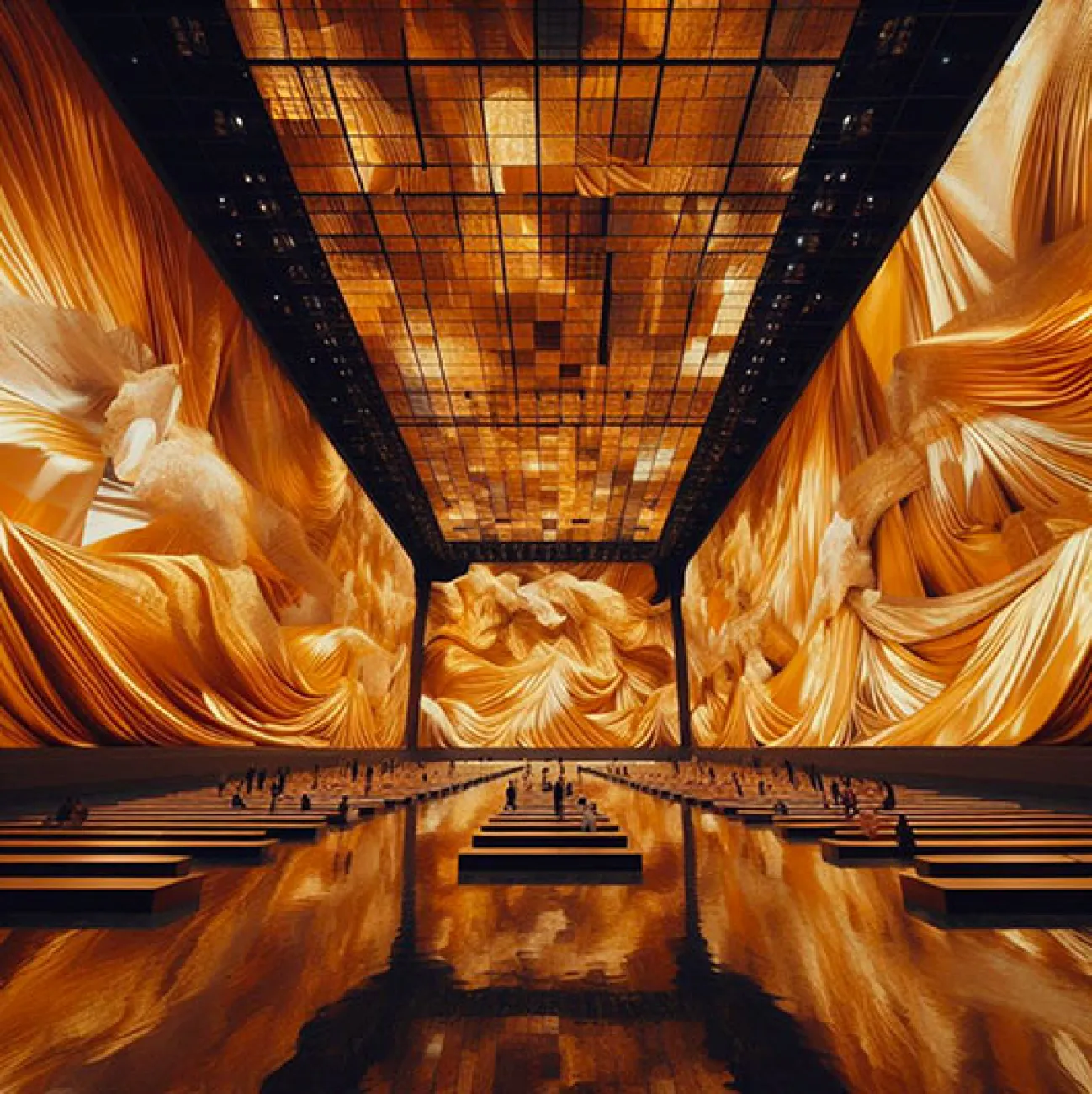 une salle orange une salle orange